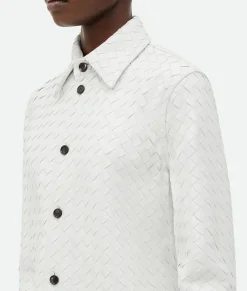 Intrecciato Leather Shirt