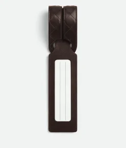 Intrecciato Long Tag Holder