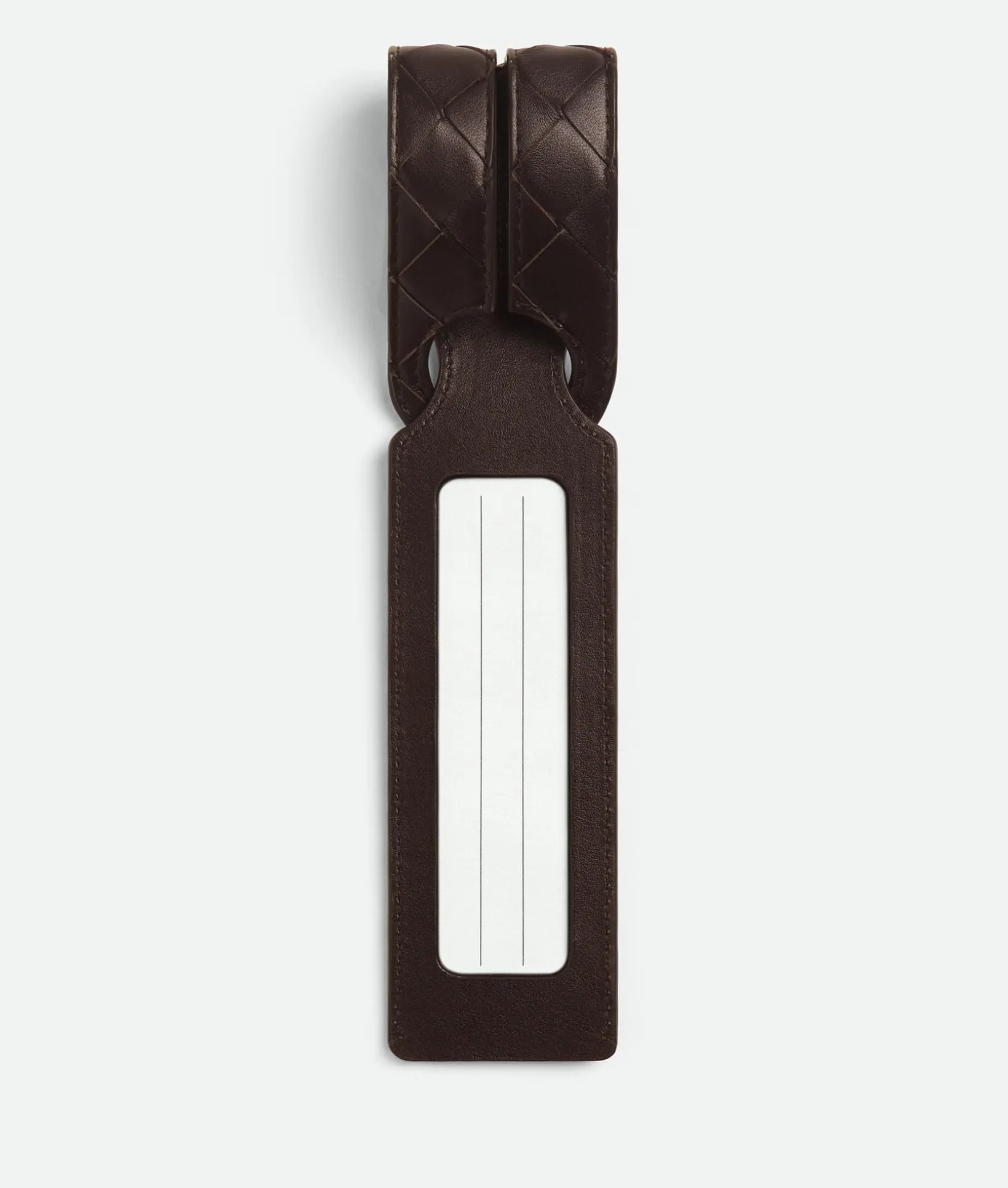 Intrecciato Long Tag Holder