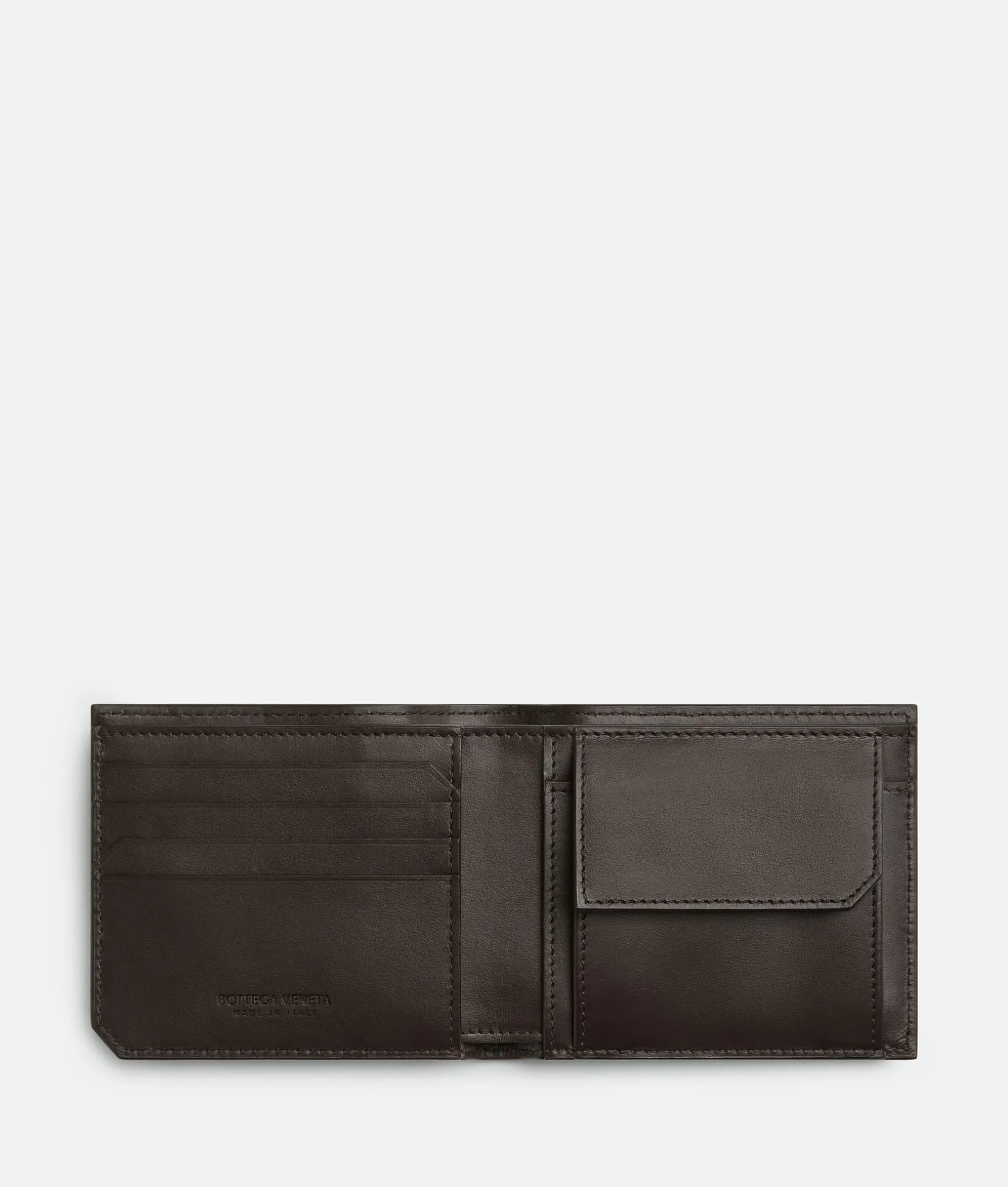 Intrecciato Piccolo Bi-Fold Wallet With Coin Purse