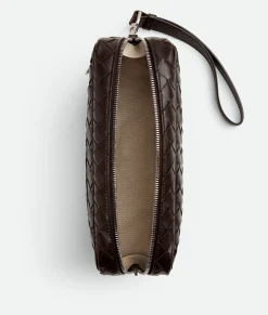 Intrecciato Pouch With Wristlet