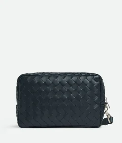 Intrecciato Pouch With Wristlet