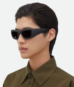 Intrecciato Rectangular Sunglasses