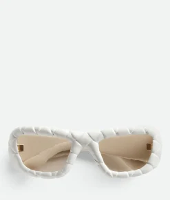 Intrecciato Rectangular Sunglasses