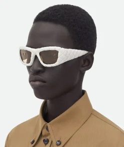 Intrecciato Rectangular Sunglasses