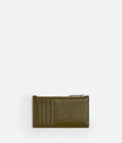 Intrecciato Slim Zipped Card Case