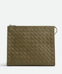 Intrecciato Standing Pouch