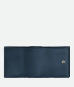 Intrecciato Tiny Tri-Fold Wallet