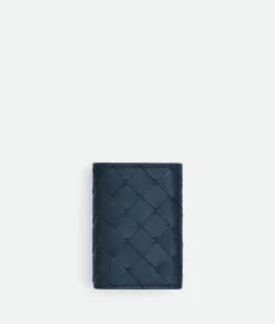 Intrecciato Tiny Tri-Fold Wallet