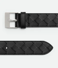 Intrecciato Watch Belt