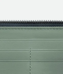 Intrecciato Zip Around Wallet