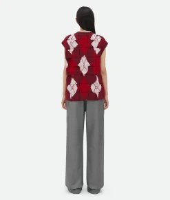 Intreccio Argyle Wool Gilet