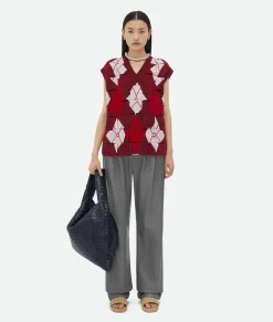 Intreccio Argyle Wool Gilet