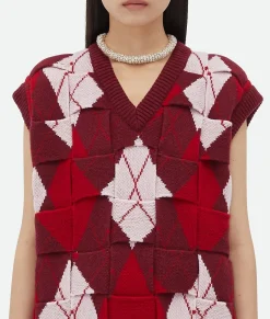 Intreccio Argyle Wool Gilet