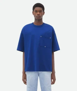 Jersey T-Shirt With V Pocket