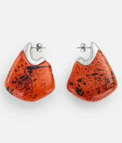 Large Fin Ceramic Earrings