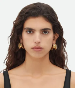 Large H Beam Earrings