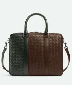 Large Intrecciato Briefcase