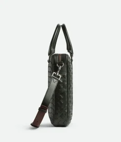 Large Intrecciato Briefcase