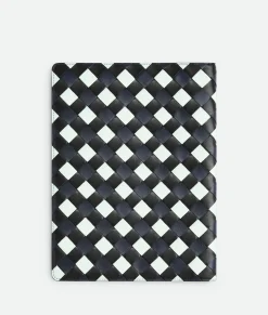 Large Intrecciato Notebook Cover