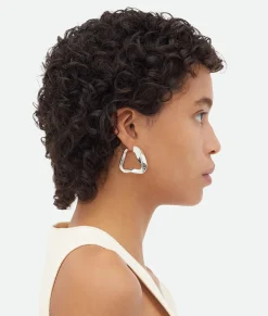 Large Twist Triangle Hoop Earrings