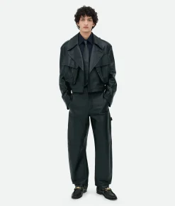 Leather Cargo Trousers