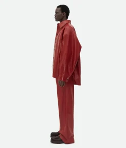 Leather Oversized Blouson