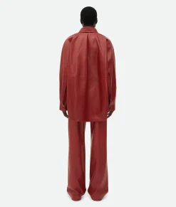 Leather Oversized Blouson