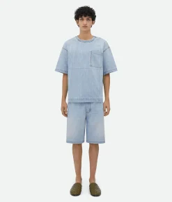 Light Bleached Denim T-Shirt