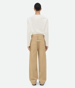 Light Cotton Twill Cargo Trousers