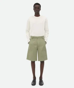 Light Cotton Twill Cargo Shorts