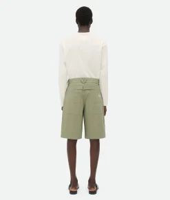 Light Cotton Twill Cargo Shorts