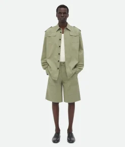 Light Cotton Twill Cargo Shorts