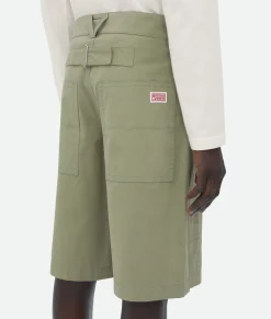 Light Cotton Twill Cargo Shorts