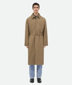 Light Cotton Twill Trench Coat