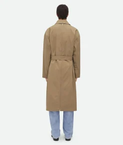 Light Cotton Twill Trench Coat