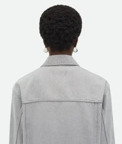 Light Grey Washed Denim Jacket