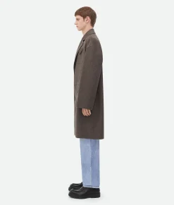 Light Wool Cashmere Kimono Coat