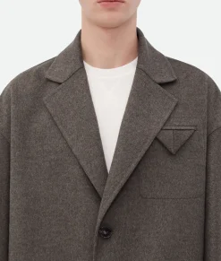 Light Wool Cashmere Kimono Coat