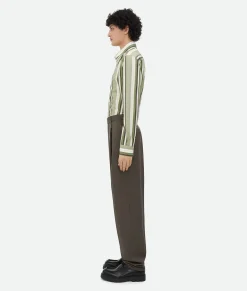 Light Wool Twill Trousers