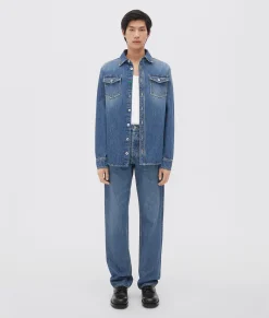 Medium Washed Denim Shirt