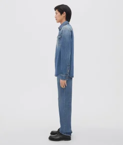 Medium Washed Denim Shirt