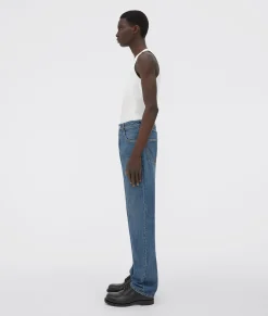 Medium Washed Straight Denim