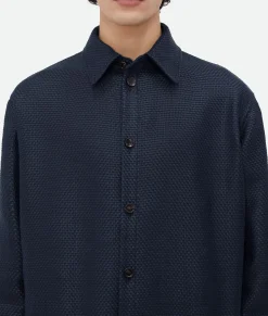 Mini Intrecciato Leather Shirt