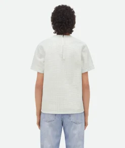 Mini Intrecciato Leather T-Shirt