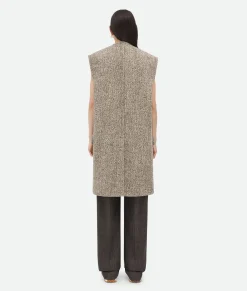 Multicolor Wool Felt Gilet Coat
