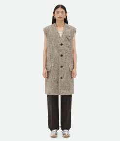Multicolor Wool Felt Gilet Coat