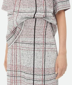 Notebook Cotton Viscose Jacquard Skirt