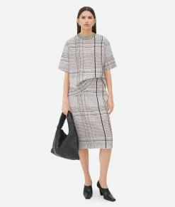 Notebook Cotton Viscose Jacquard T-Shirt