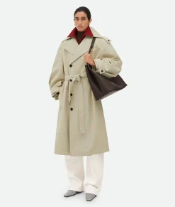 Notebook Wool Cotton Trench Coat